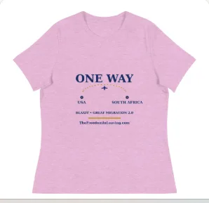 Pink One Way travel T-shirt